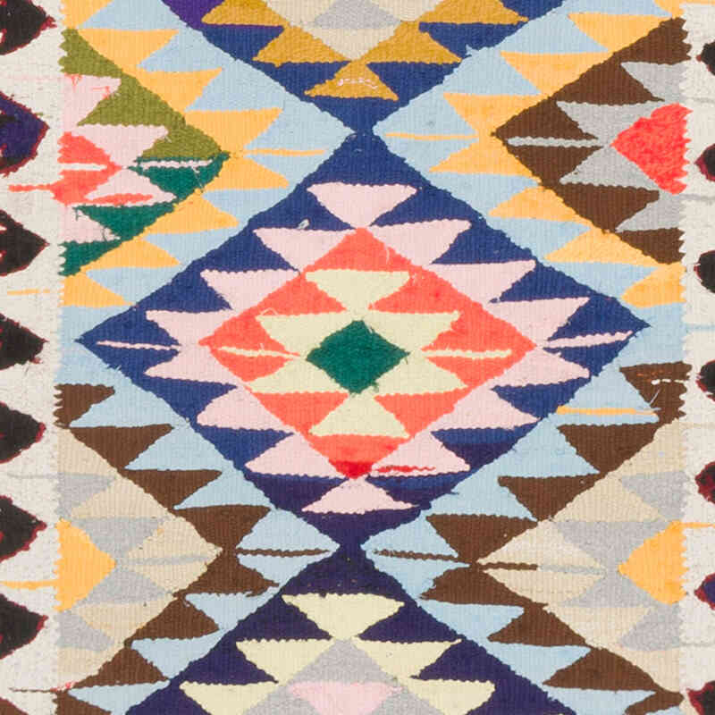 Alfombra Kilim Tribal Vintage - 101 cm x 270 cm - K0077259