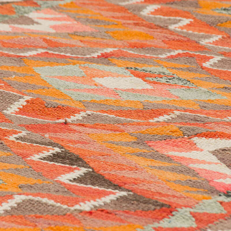 Vintage Anadolu Kilim Yolluk - 90 cm x 293 cm - K0077260