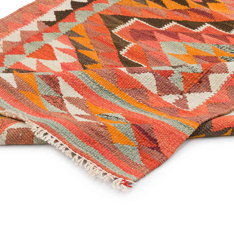 Vintage Anadolu Kilim Yolluk - 90 cm x 293 cm - K0077260