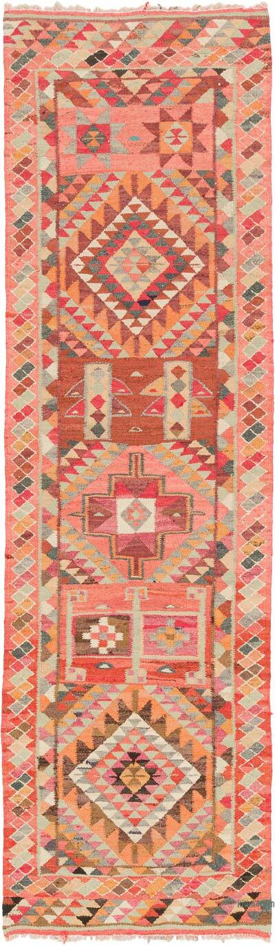 Alfombra Kilim Tribal Vintage - 91 cm x 313 cm