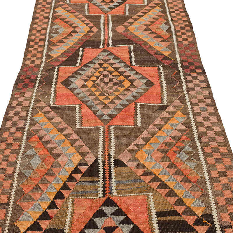 Alfombra Kilim Tribal Vintage - 95 cm x 370 cm - K0077262