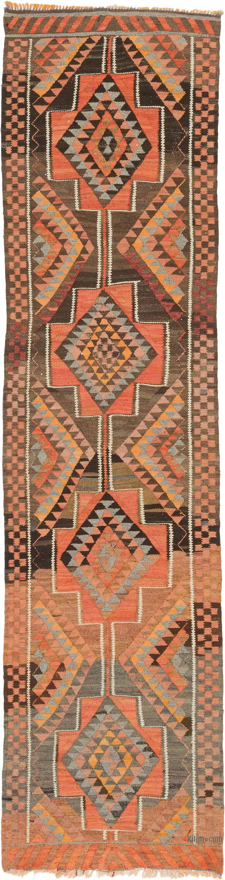 Alfombra Kilim Tribal Vintage - 95 cm x 370 cm - K0077262