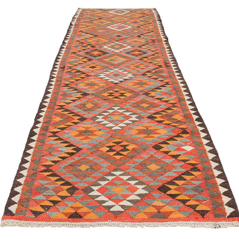 Alfombra Kilim Tribal Vintage - 95 cm x 312 cm - K0077263