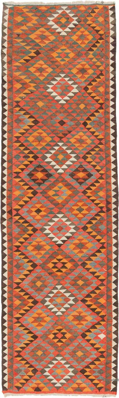 Alfombra Kilim Tribal Vintage - 95 cm x 312 cm