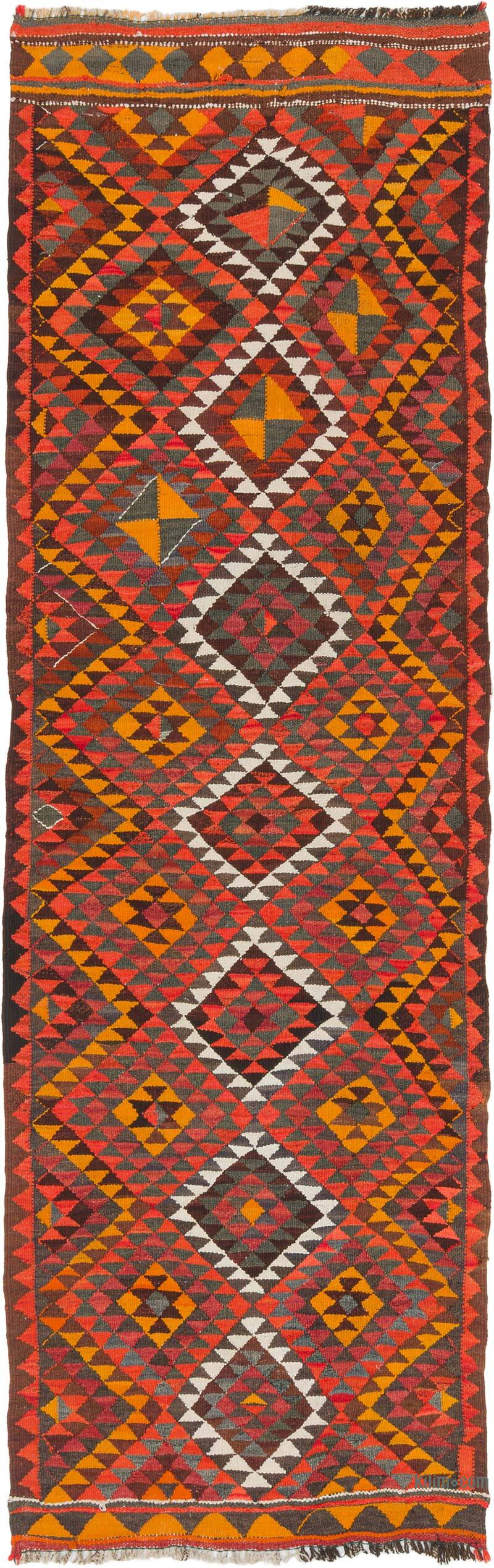Vintage Anadolu Kilim Yolluk - 100 cm x 321 cm - K0077266