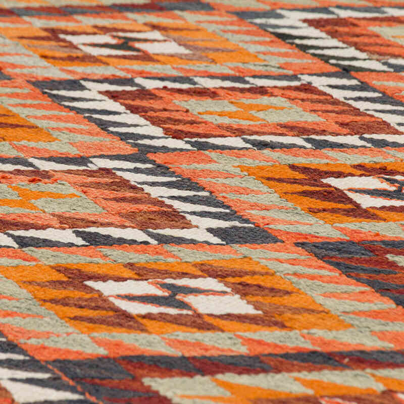 Alfombra Kilim Tribal Vintage - 88 cm x 276 cm - K0077271