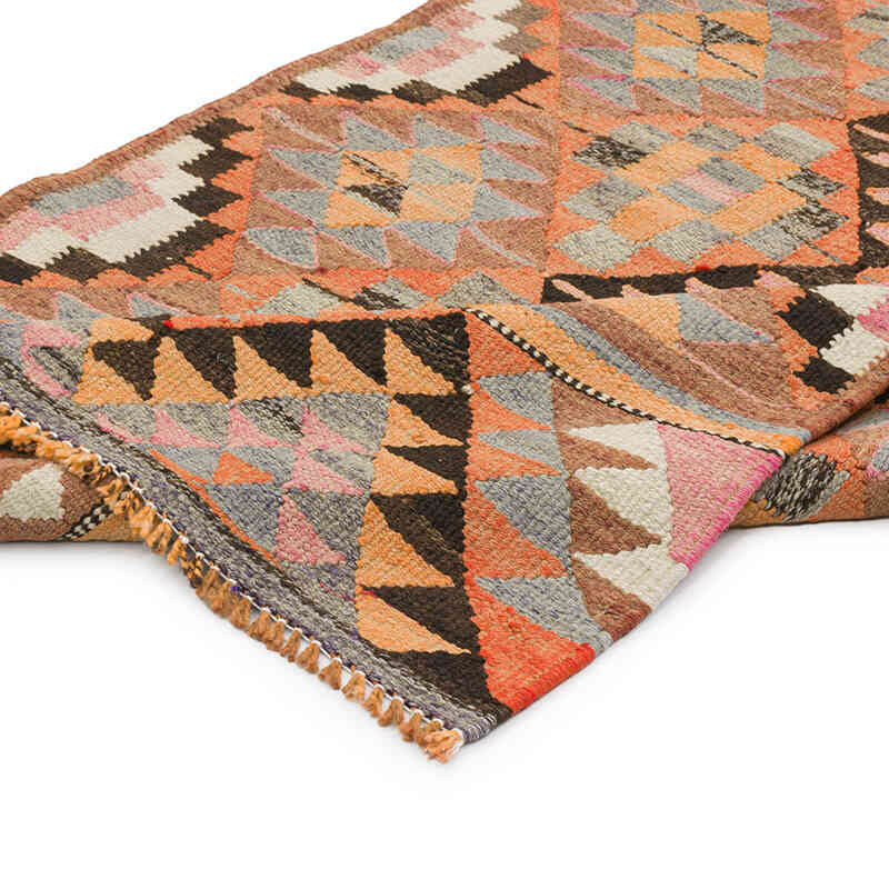 Vintage Anadolu Kilim Yolluk - 103 cm x 341 cm - K0077272