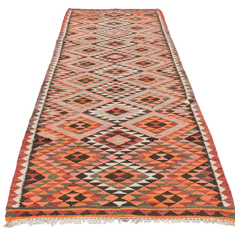 Vintage Anadolu Kilim Yolluk - 90 cm x 300 cm - K0077279