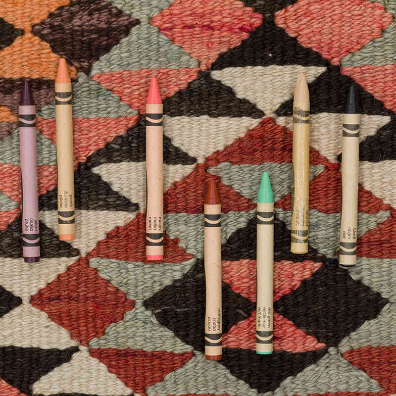 Vintage Anadolu Kilim Yolluk - 90 cm x 300 cm - K0077279