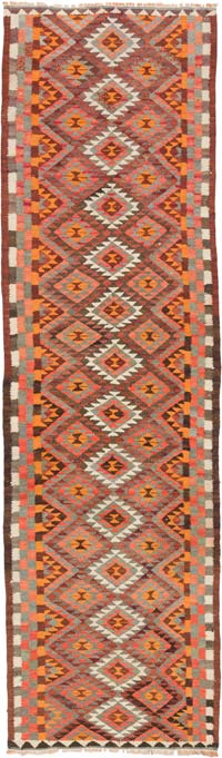 Vintage Anadolu Kilim Yolluk - 86 cm x 305 cm