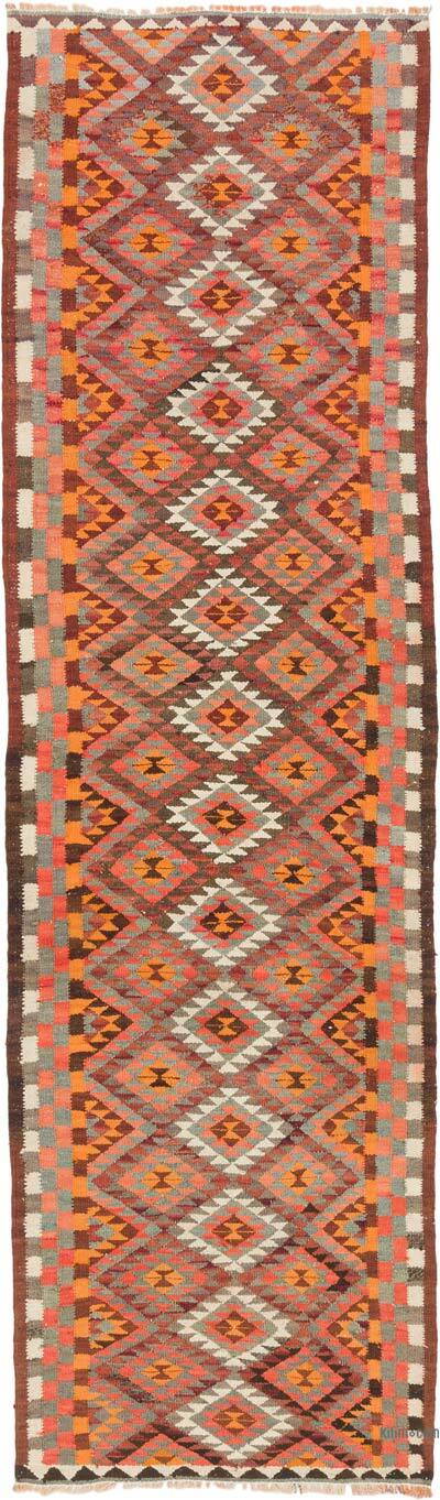 Alfombra Kilim Tribal Vintage - 86 cm x 305 cm
