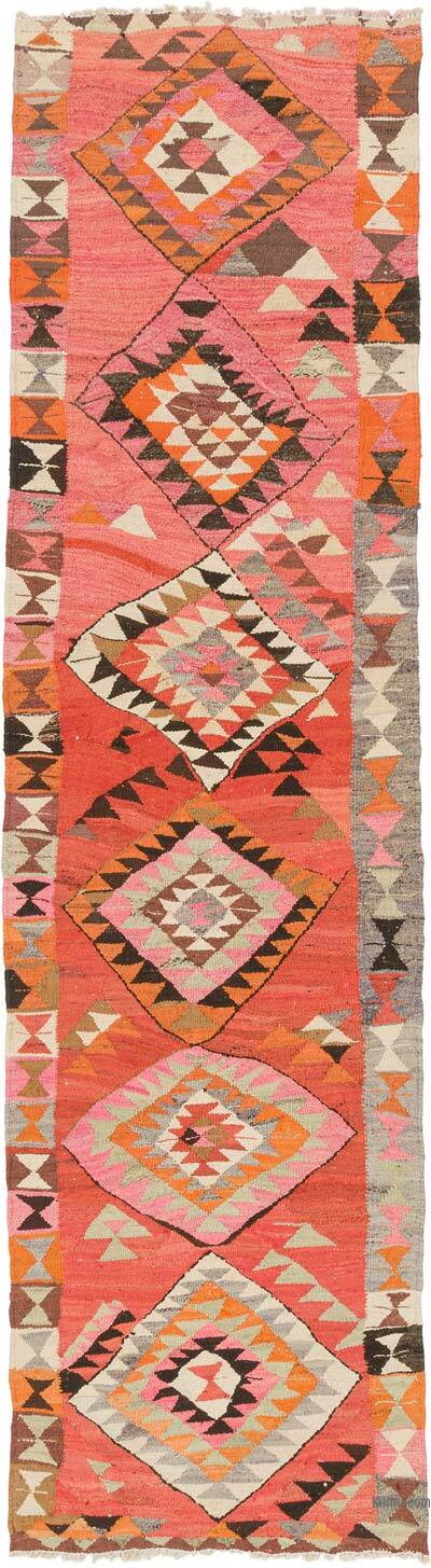 Alfombra Kilim Tribal Vintage - 100 cm x 346 cm
