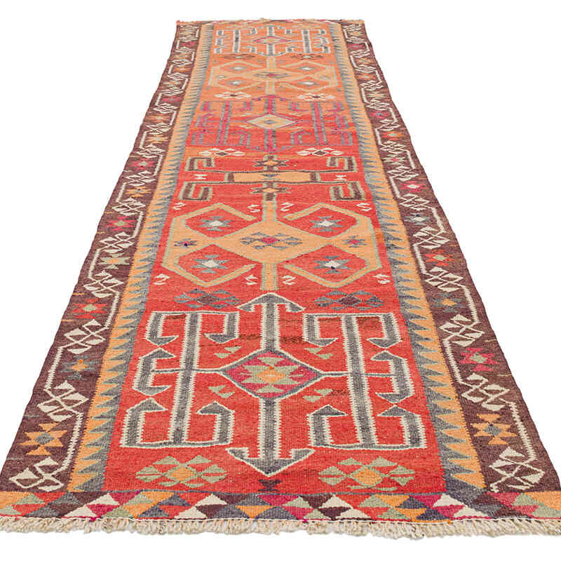 Vintage Anadolu Kilim Yolluk - 100 cm x 350 cm - K0077285