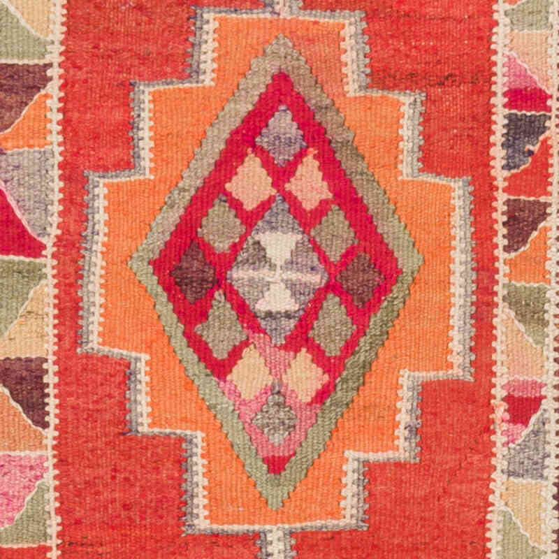 Vintage Tribal Kilim Runner - 2' 11" x 9' 10" (35" x 118") - K0077287