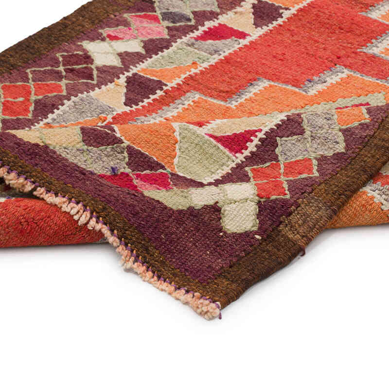Vintage Tribal Kilim Runner - 2' 11" x 9' 10" (35" x 118") - K0077287