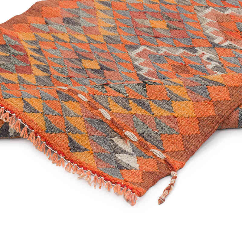 Vintage Tribal Kilim Runner - 2' 9" x 9' 7" (33" x 115") - K0077289
