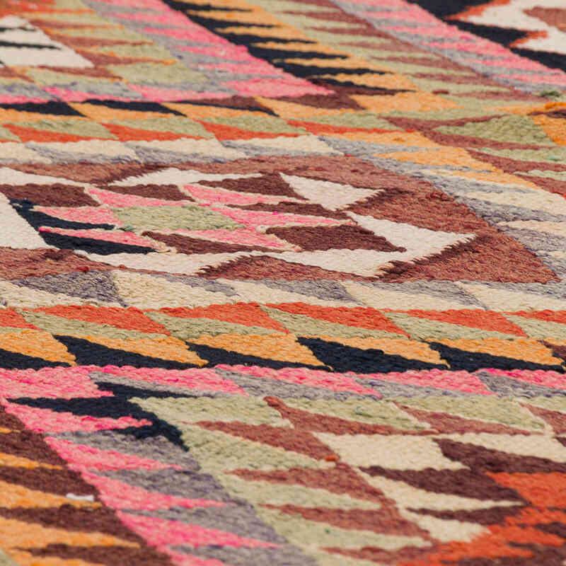 Alfombra Kilim Tribal Vintage - 93 cm x 304 cm - K0077290