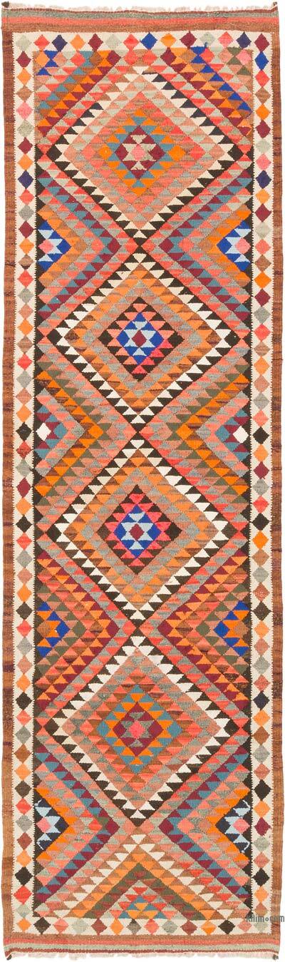 Alfombra Kilim Tribal Vintage - 87 cm x 290 cm