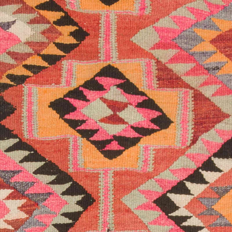 Vintage Anadolu Kilim Yolluk - 85 cm x 345 cm - K0077292