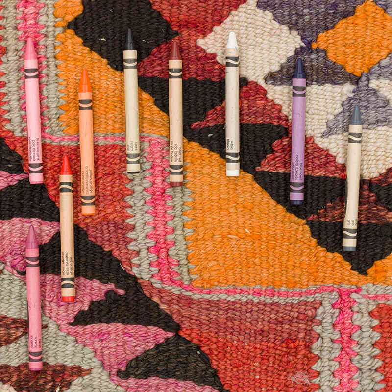 Vintage Anadolu Kilim Yolluk - 85 cm x 345 cm - K0077292