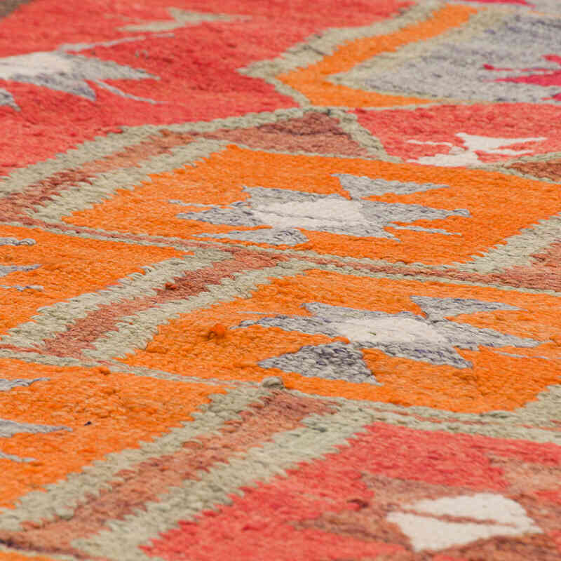 Vintage Tribal Kilim Runner - 3' 2" x 10' 7" (38" x 127") - K0077294
