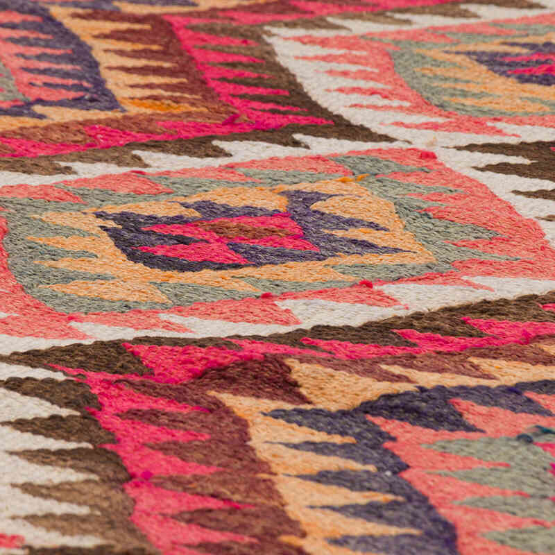 Alfombra Kilim Tribal Vintage - 85 cm x 345 cm - K0077295