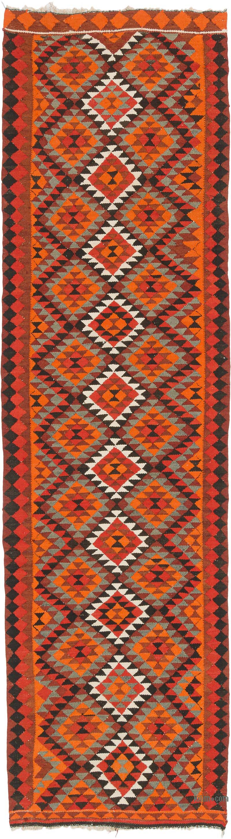 Vintage Tribal Kilim Runner - 3'  x 11'  (36" x 132") - K0077296