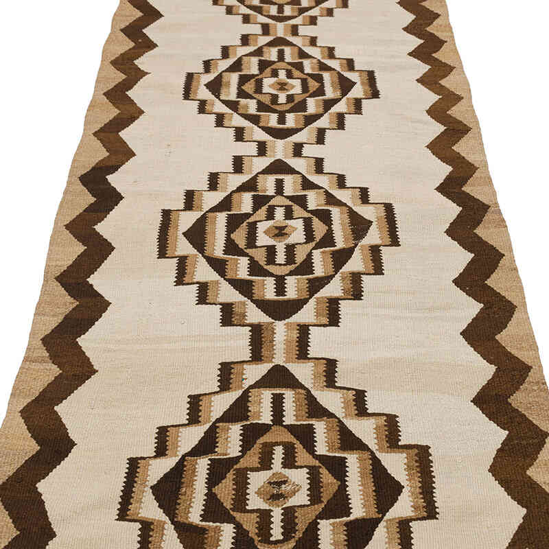 Alfombra Kilim Tribal Vintage - 96 cm x 352 cm - K0077297