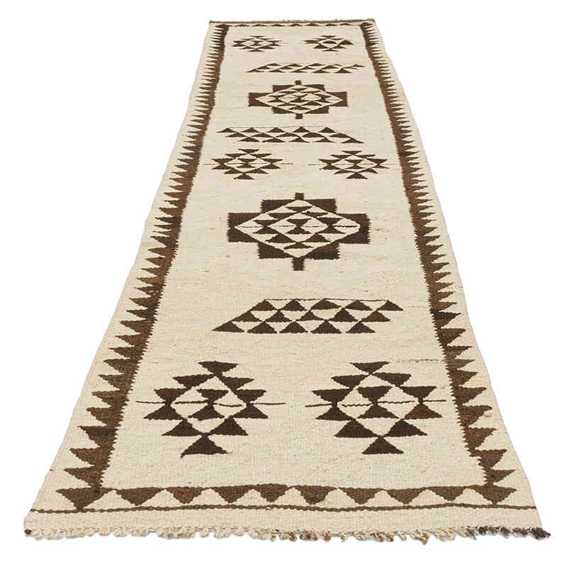 Vintage Tribal Kilim Runner - 2' 9" x 10' 6" (33" x 126") - K0077298