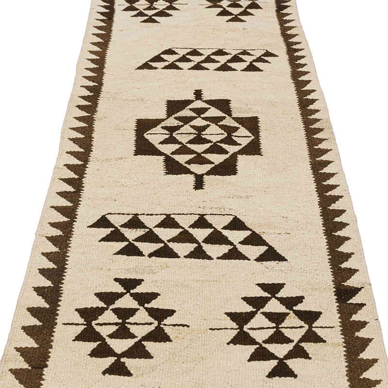 Vintage Tribal Kilim Runner - 2' 9" x 10' 6" (33" x 126") - K0077298