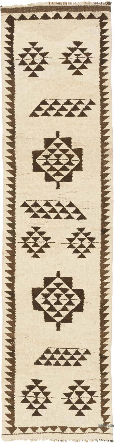 Alfombra Kilim Tribal Vintage - 83 cm x 321 cm