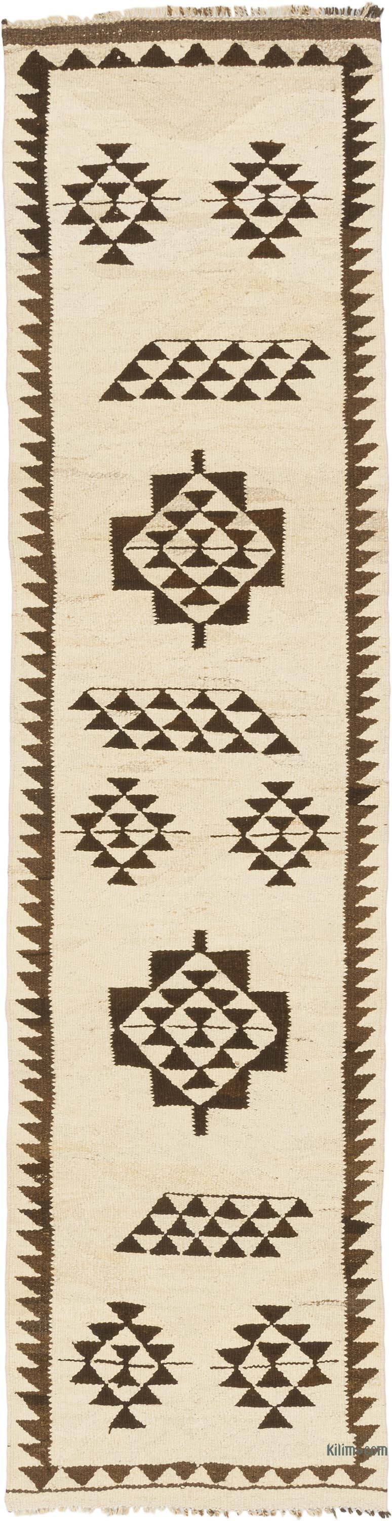 Vintage Tribal Kilim Runner - 2' 9" x 10' 6" (33" x 126") - K0077298