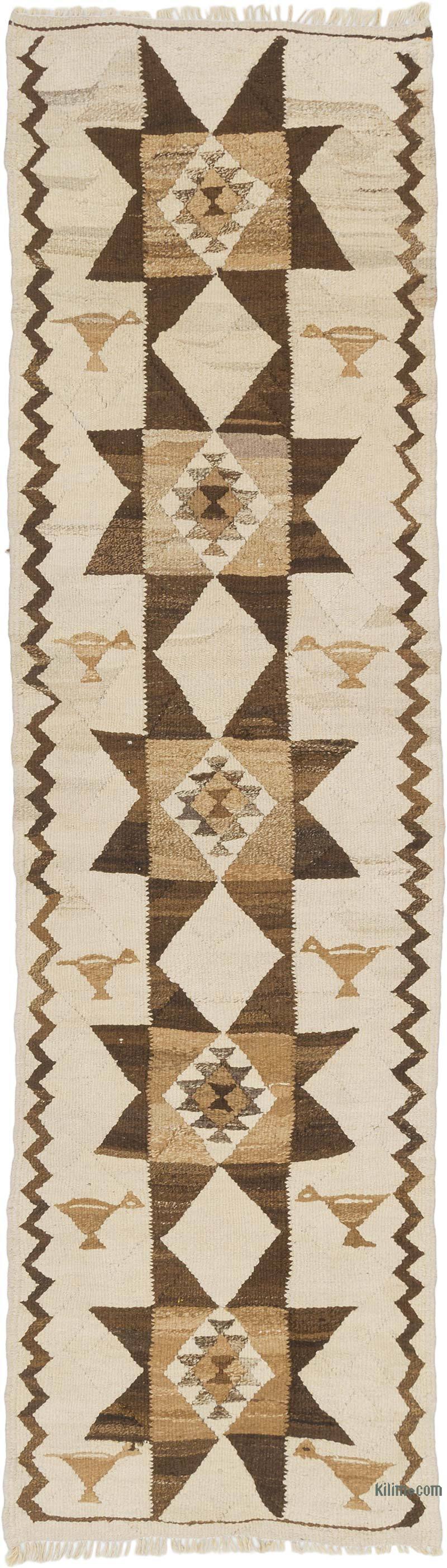 Vintage Anadolu Kilim Yolluk - 81 cm x 285 cm - K0077303