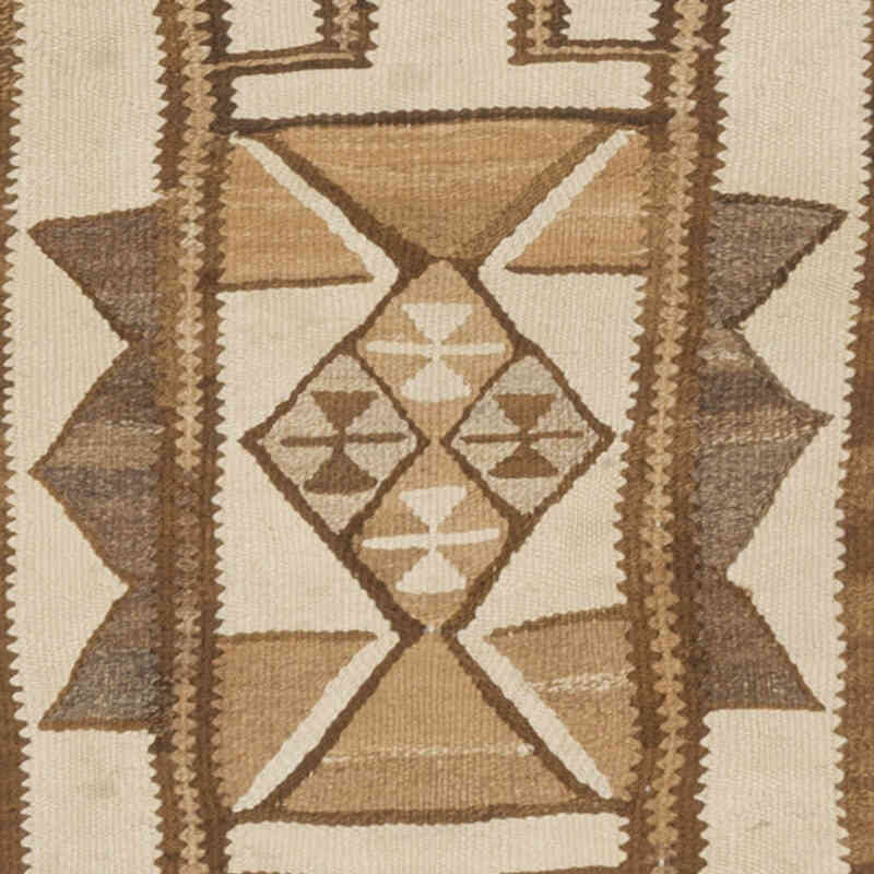 Alfombra Kilim Tribal Vintage - 89 cm x 302 cm - K0077304