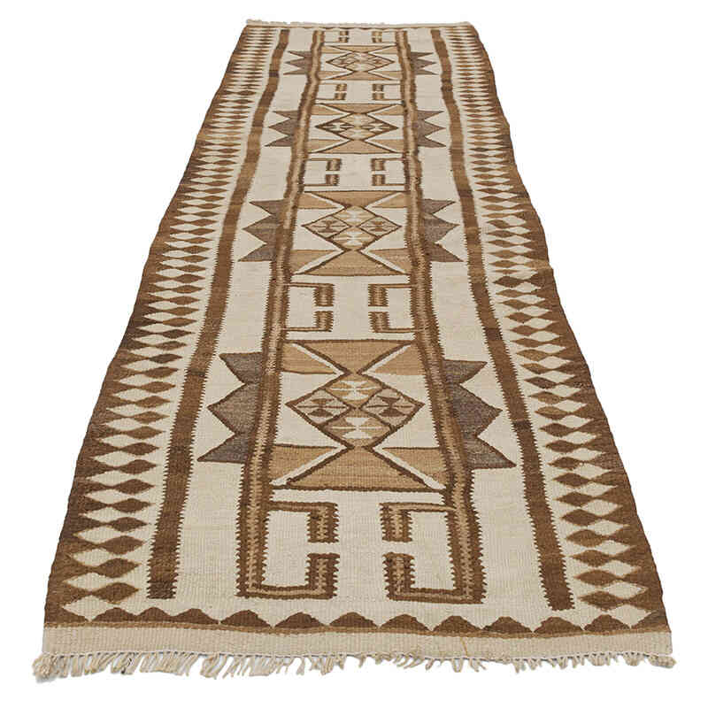 Alfombra Kilim Tribal Vintage - 89 cm x 302 cm - K0077304