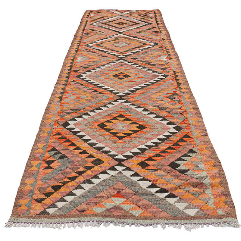 Alfombra Kilim Tribal Vintage - 94 cm x 331 cm - K0077307