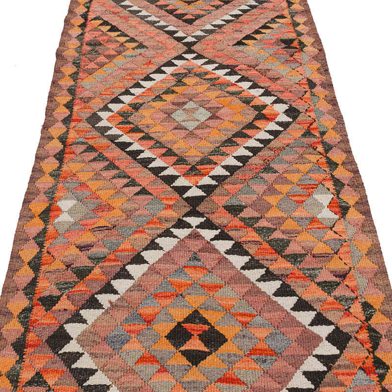 Alfombra Kilim Tribal Vintage - 94 cm x 331 cm - K0077307