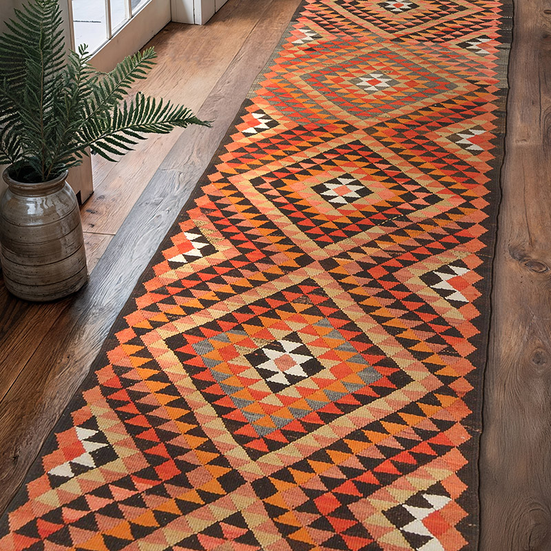 Vintage Anadolu Kilim Yolluk - 84 cm x 315 cm - K0077308