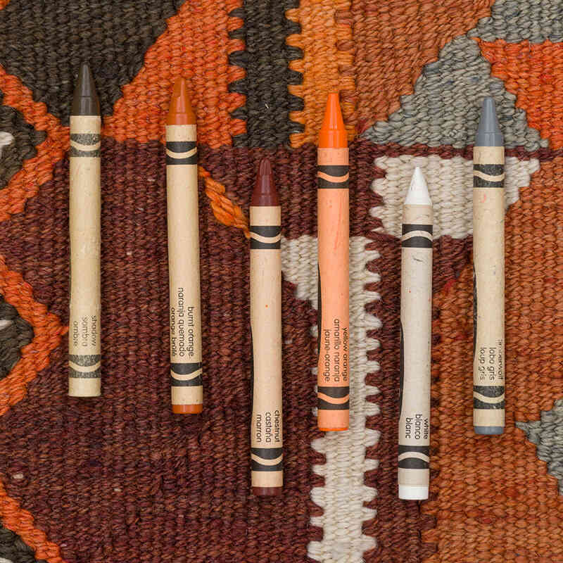 Alfombra Kilim Tribal Vintage - 88 cm x 350 cm - K0077309