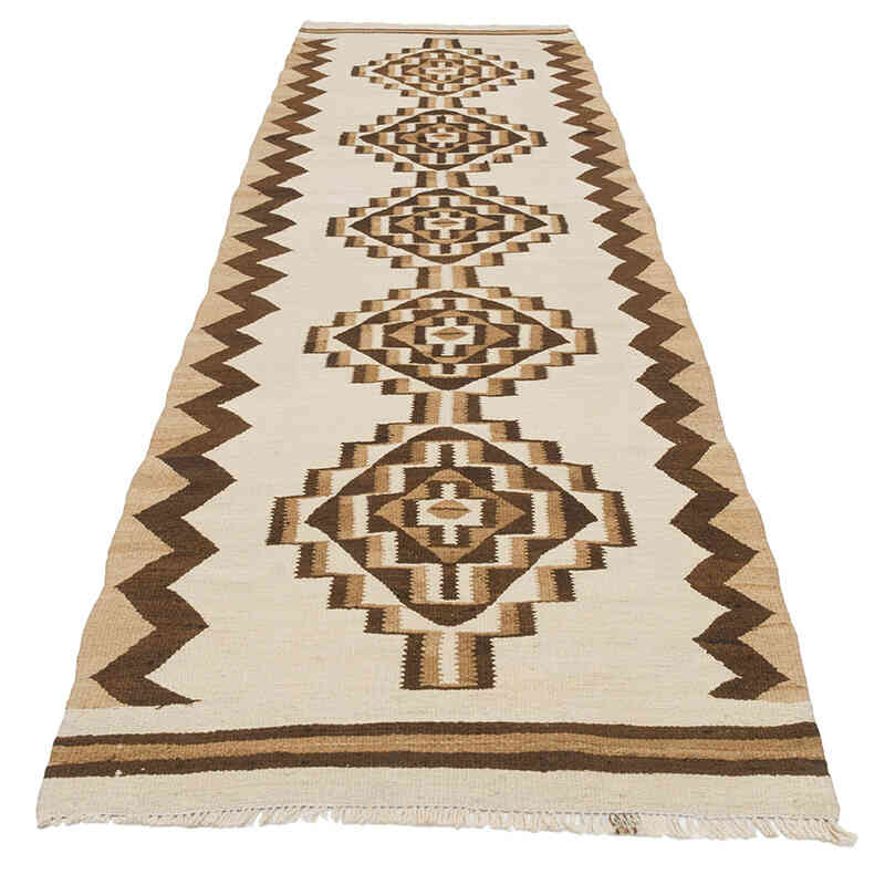Alfombra Kilim Tribal Vintage - 90 cm x 316 cm - K0077310