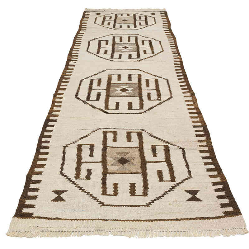 Vintage Anadolu Kilim Yolluk - 88 cm x 310 cm - K0077315