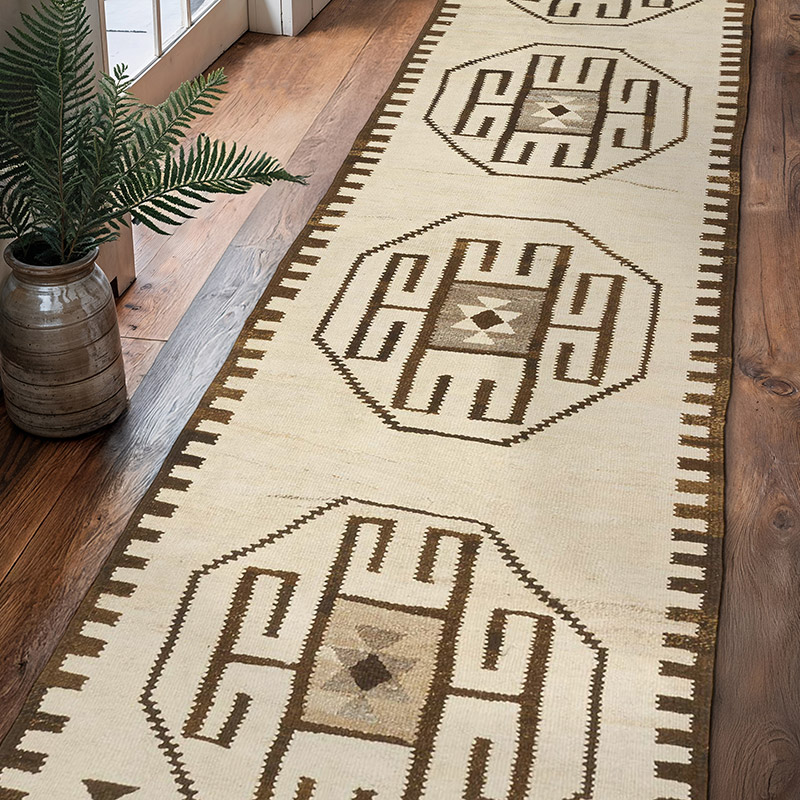 Vintage Anadolu Kilim Yolluk - 88 cm x 310 cm - K0077315