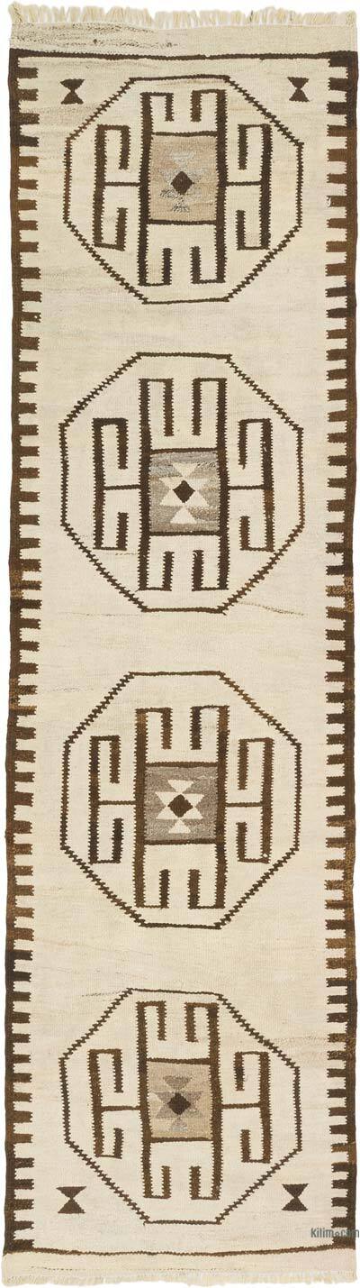 Vintage Tribal Kilim Runner - 2' 11" x 10' 2" (35" x 122")
