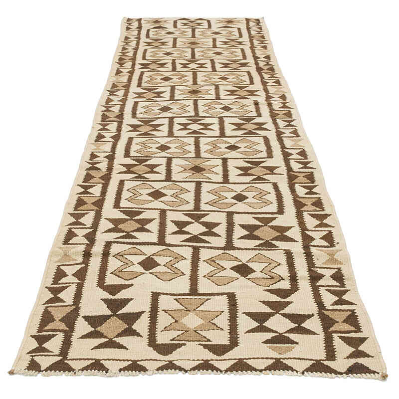 Vintage Tribal Kilim Runner - 2' 11" x 9' 8" (35" x 116") - K0077317