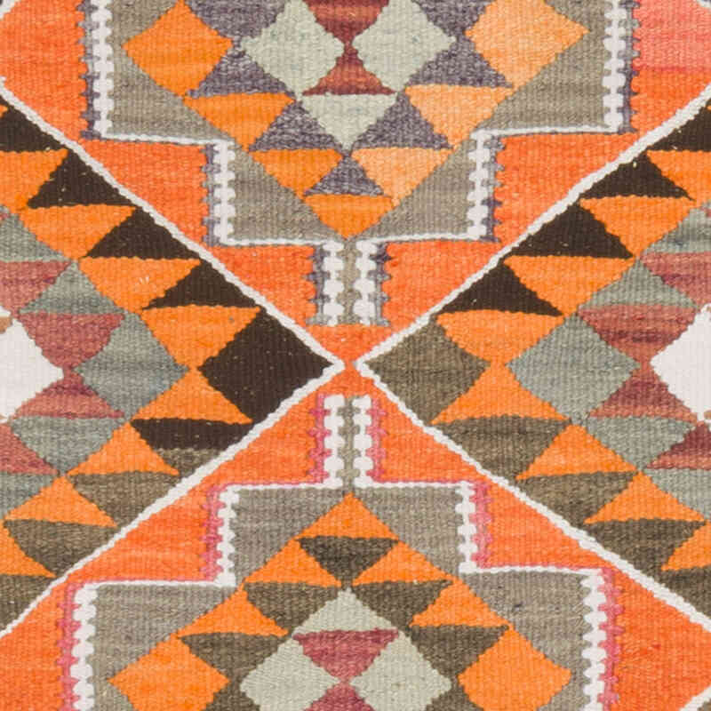 Alfombra Kilim Tribal Vintage - 76 cm x 296 cm - K0077318