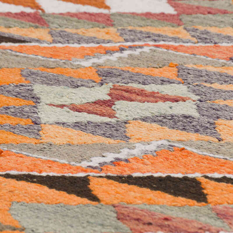 Alfombra Kilim Tribal Vintage - 76 cm x 296 cm - K0077318