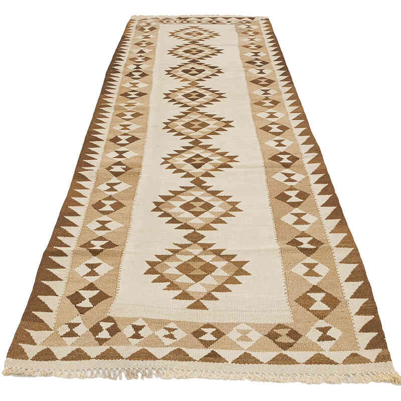 Vintage Tribal Kilim Runner - 3' 1" x 9' 8" (37" x 116") - K0077319
