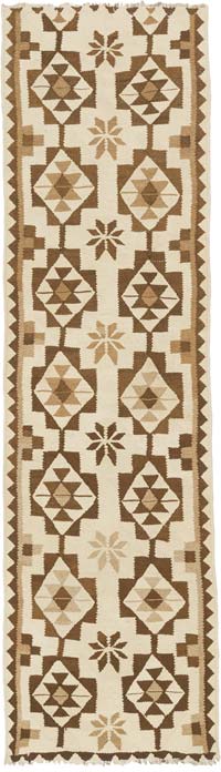 Alfombra Kilim Tribal Vintage - 105 cm x 335 cm