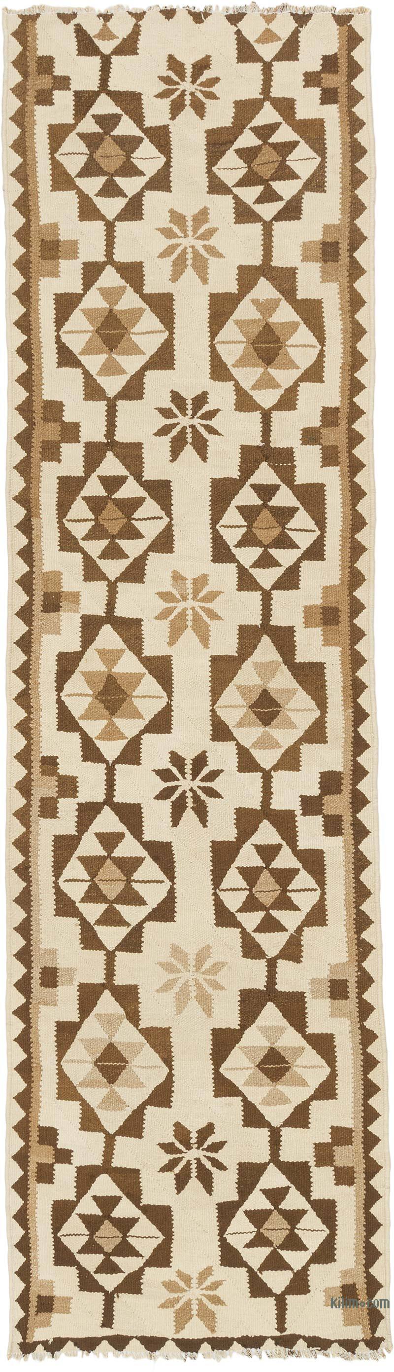 Vintage Tribal Kilim Runner - 3' 5" x 11'  (41" x 132") - K0077320
