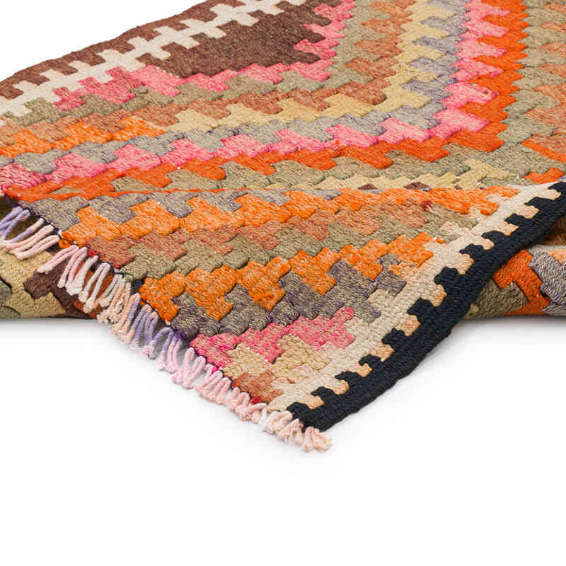 Vintage Tribal Kilim Runner - 2' 11" x 8' 6" (35" x 102") - K0077322